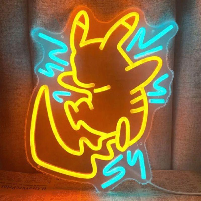 Customized anime LED neon lights, game decorative lights, Kuromi Cinnamon Dog ambient lights, and light boards