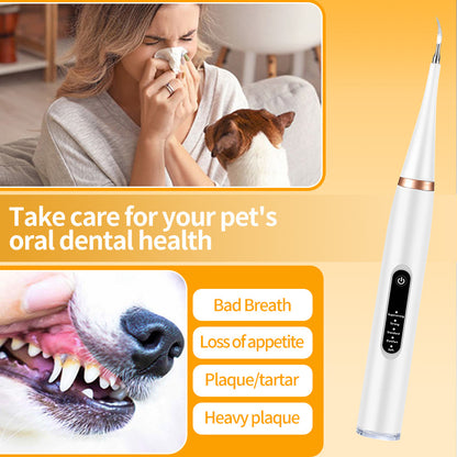 Dog cleaner,  remover, pet beauty ultrasonic electric washing trument, cat tooth cleaning