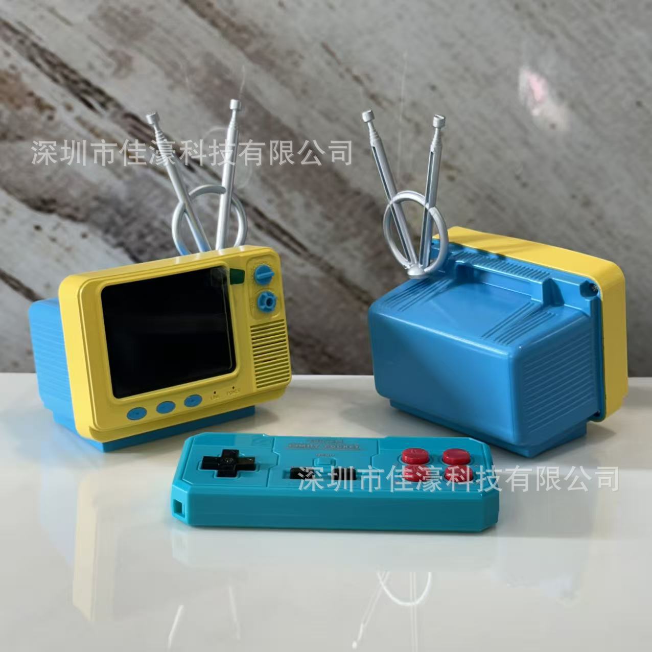 Bookshelf TV Game Console 80 Nostalgic Classic single-player TV wireless handheld game console craftanship