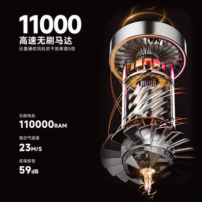 Home multi-functional hair straightening hair dryer, hair styling, negative ion electric salon hair dryer, clamp
