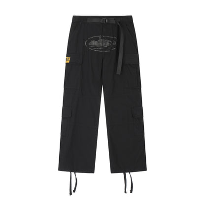 Men's Relaxed-Fit Graphic Cargo Pants