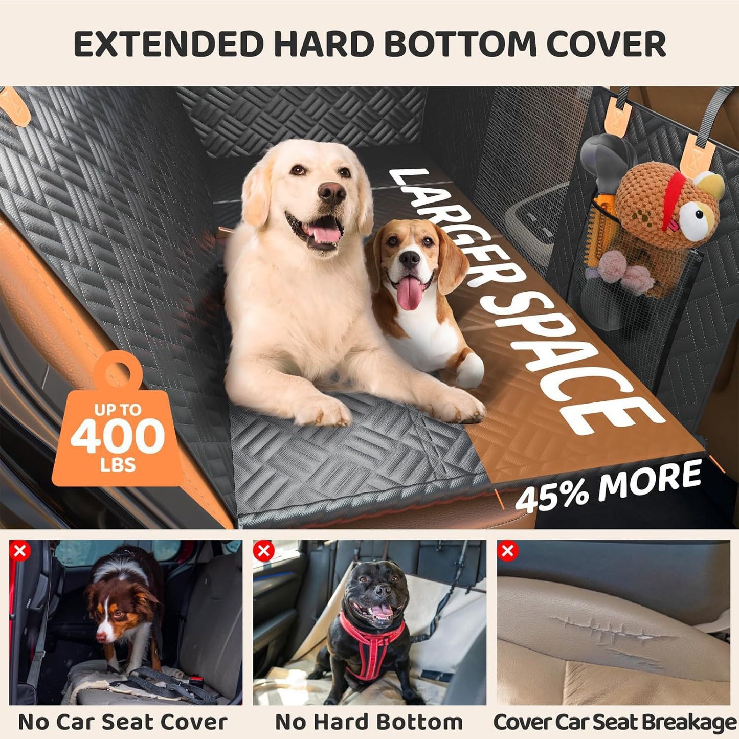 Universal car pet mat, anti-car seat cover, pet car mat, a special car ride tool for dogs