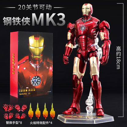 "Zhongdong Gangwolf Action Figure Deadpool and Gangwolf 3 figurine Model for boys' toys.