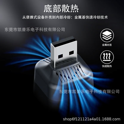 Vehicle-to-machine interconnection box with heat dissipation holes, horizontal ertion 2in1 wireless caplay box, Android auto converter