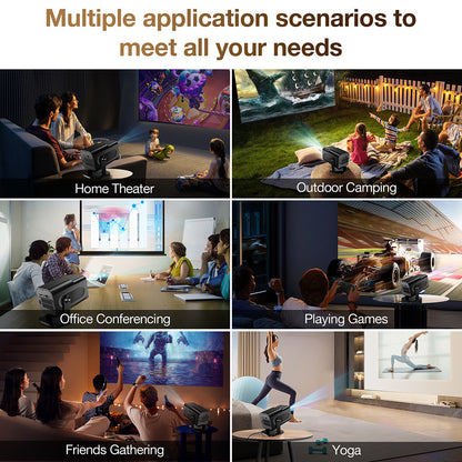 art game projector, WiFi6, Android 4k high-definition, portable for home use