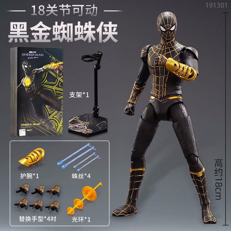 "Zhongdong Gangwolf Action Figure Deadpool and Gangwolf 3 figurine Model for boys' toys.