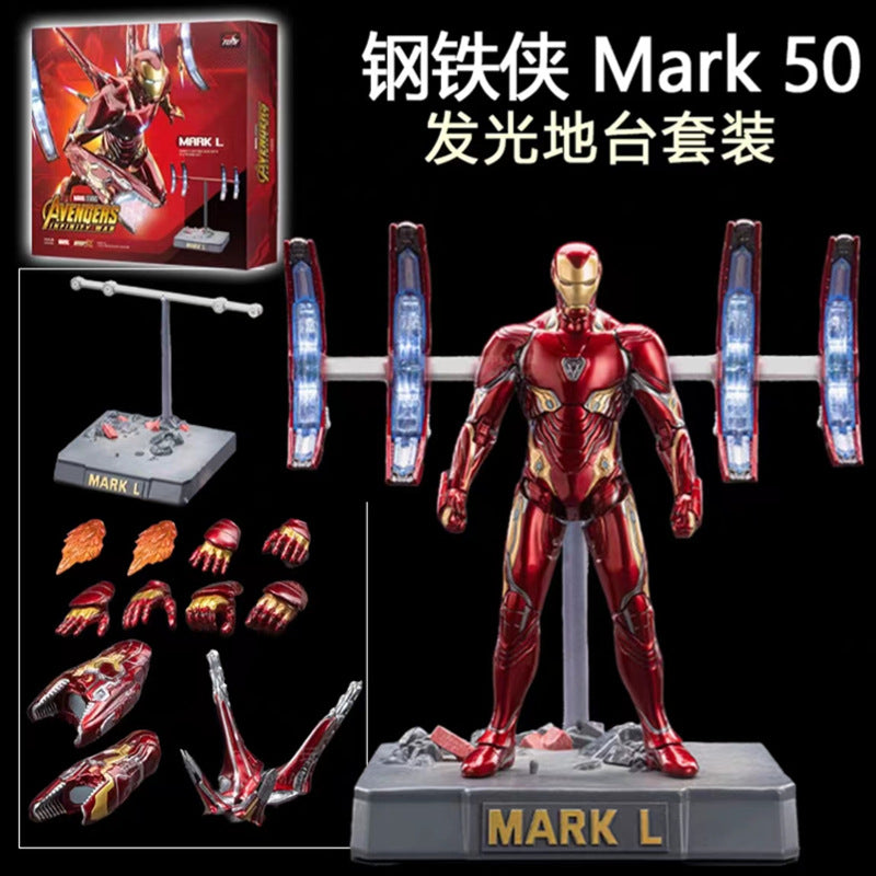 "Zhongdong Gangwolf Action Figure Deadpool and Gangwolf 3 figurine Model for boys' toys.