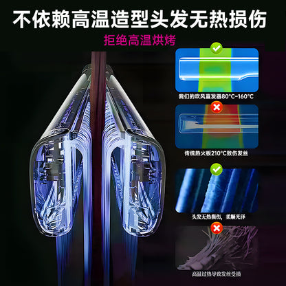 Home multi-functional hair straightening hair dryer, hair styling, negative ion electric salon hair dryer, clamp
