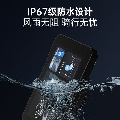 Dual-lens tire pressure recorder, in-car system screen projection gation