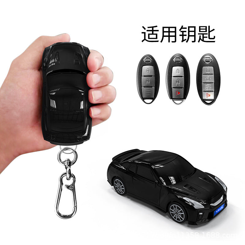 Key case: art Bird Key Protection case with light