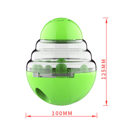 Dog toy leaky food ball, pet unbreakable doll, educational slow food toy ball