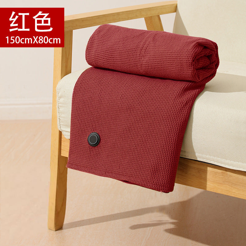 Electrically heated outdoor shawl usb charging cover blanket for warmth and body heating