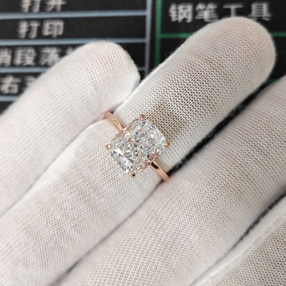 Four-Prong Solitaire Ring
