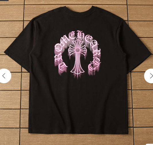 Heavy embroidery short sleeve