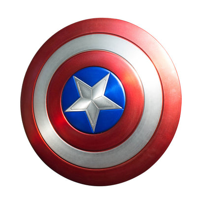 A 1:1 aluminum handheld model of Captain America's shield in the Avengers, made of all-metal metal