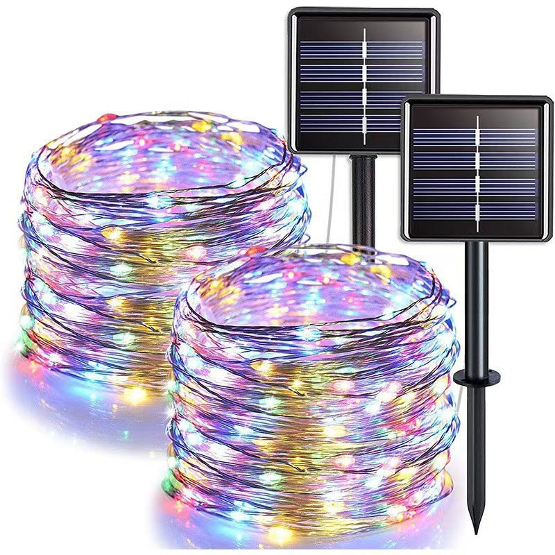 Copper wire colored light string