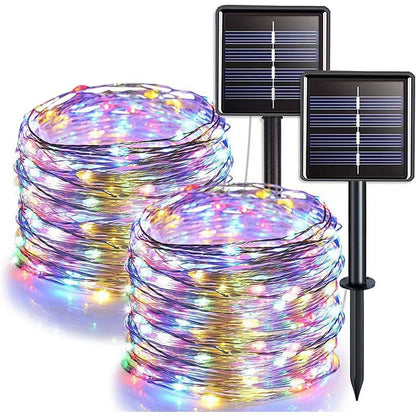 Copper wire colored light string