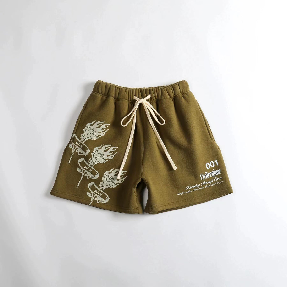 Men's Printed Cotton Casual Loose Shorts - Summer Fashion
