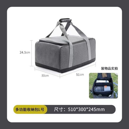 Luben Outdoor Equipment Camping multi-functional table, adjustable folding table, picnic bubble two-unit combination