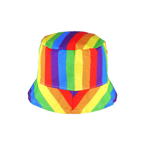 Pride Rainbow Flag Fisherman Hat - LGBT Sunshade Bucket Hat