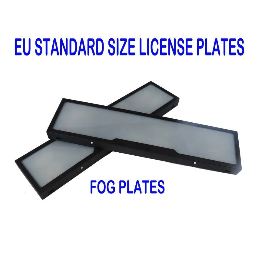 Supply license plate frame, European standard fog plate license plate frame modification, electric control license plate frame