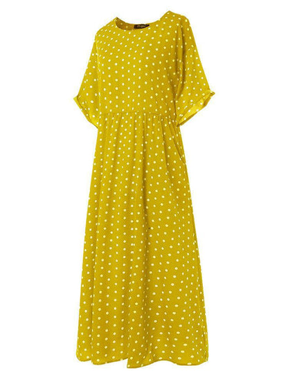 2023 summer hot EBAY new European American Amazon Express Podot small fresh large size women's dress
