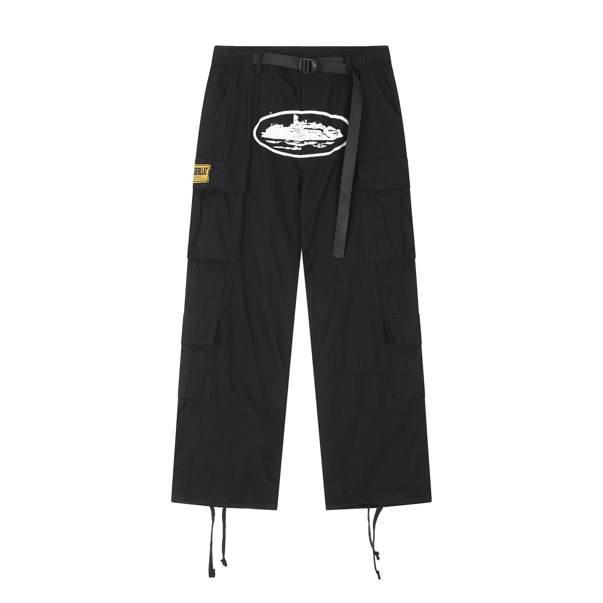Men's Relaxed-Fit Graphic Cargo Pants