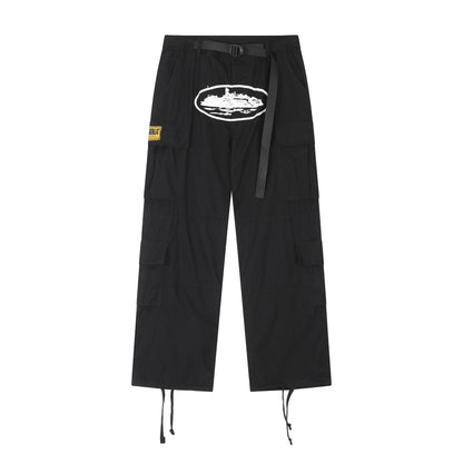 Men's Relaxed-Fit Graphic Cargo Pants