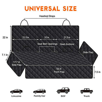 Car pet rear seat cushion