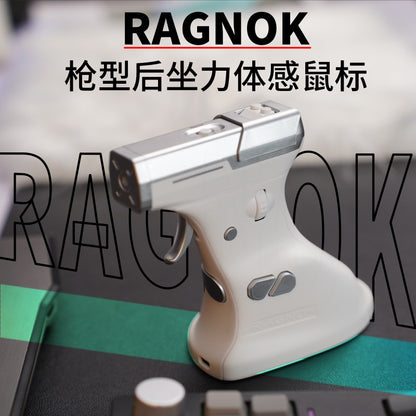 Vertical mouse shooting game controller, grip, trigger, vertical mouse peripheral type pulley