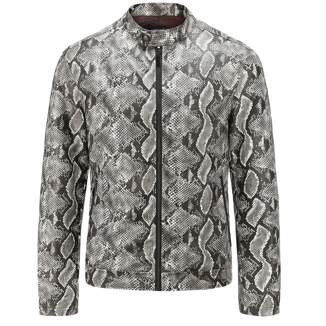 Men's Snakeskin-Print Jacket