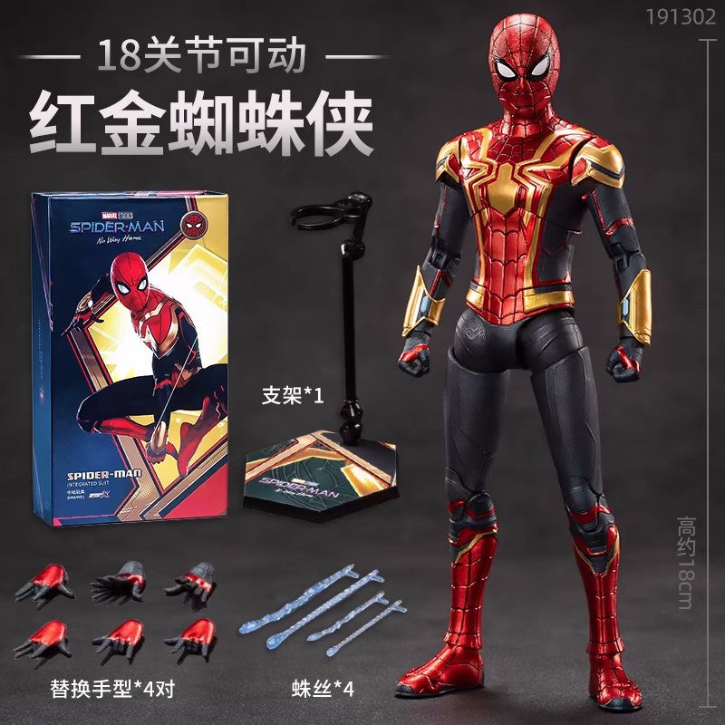"Zhongdong Gangwolf Action Figure Deadpool and Gangwolf 3 figurine Model for boys' toys.