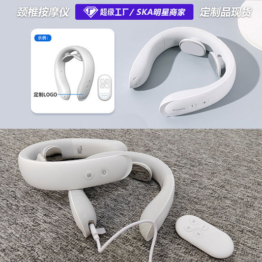 Cervical spine device, shoulder and neck hot compress, home multi-functional pulse intelligent physiotherapy neck protection trument, neck trument