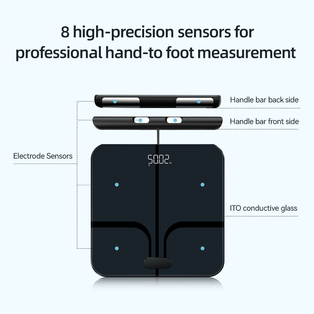 Professional eight-electrode body fat scale, intelligent APP weight scale, dual-frequency precise electronic scale