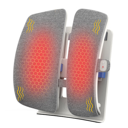 Ergonomic multi-functional heating lumbar support seat for prolonged sitting at the workstation, backrest pad, lumbar support, hot compress