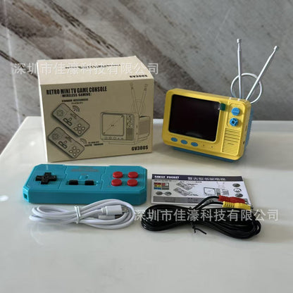 Bookshelf TV Game Console 80 Nostalgic Classic single-player TV wireless handheld game console craftanship