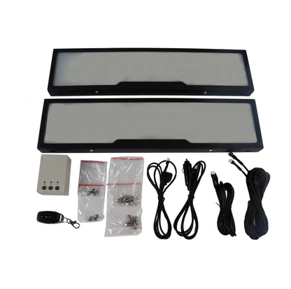 Supply license plate frame, European standard fog plate license plate frame modification, electric control license plate frame