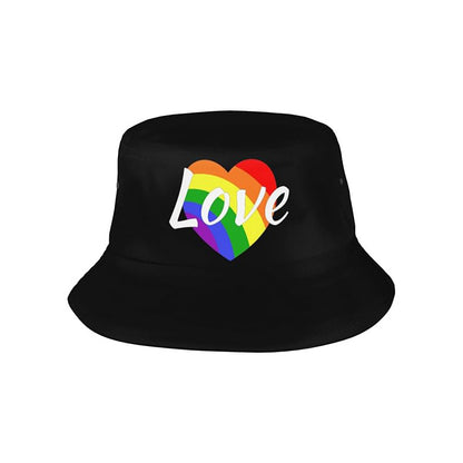 Pride Rainbow Flag Fisherman Hat - LGBT Sunshade Bucket Hat