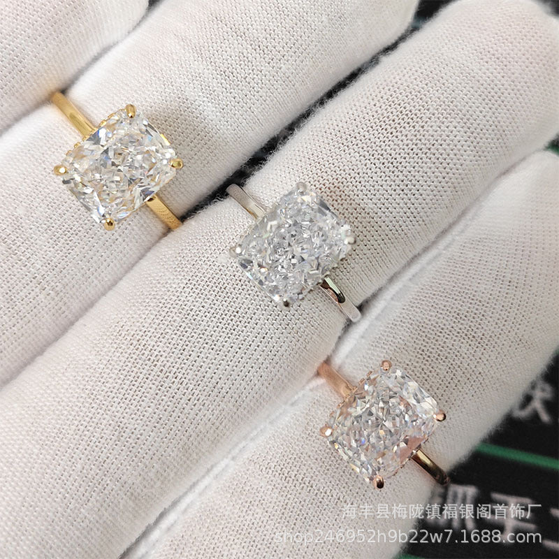 Four-Prong Solitaire Ring