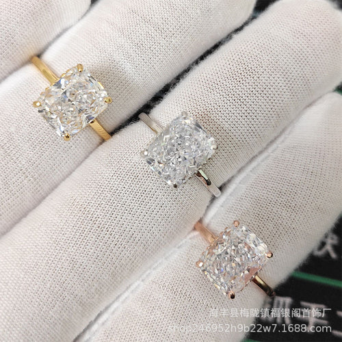 Four-Prong Solitaire Ring