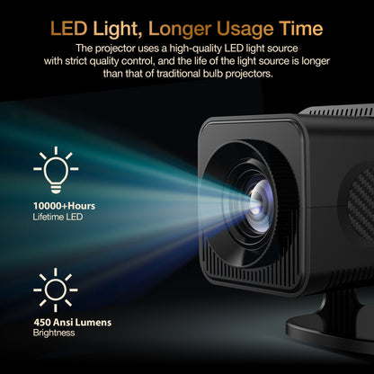 art game projector, WiFi6, Android 4k high-definition, portable for home use