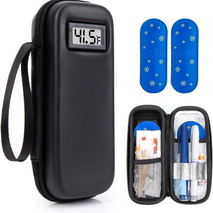 ulin cooler with temperature display - Cooler suitcase with 2 TSA