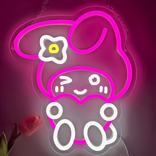 Customized anime LED neon lights, game decorative lights, Kuromi Cinnamon Dog ambient lights, and light boards