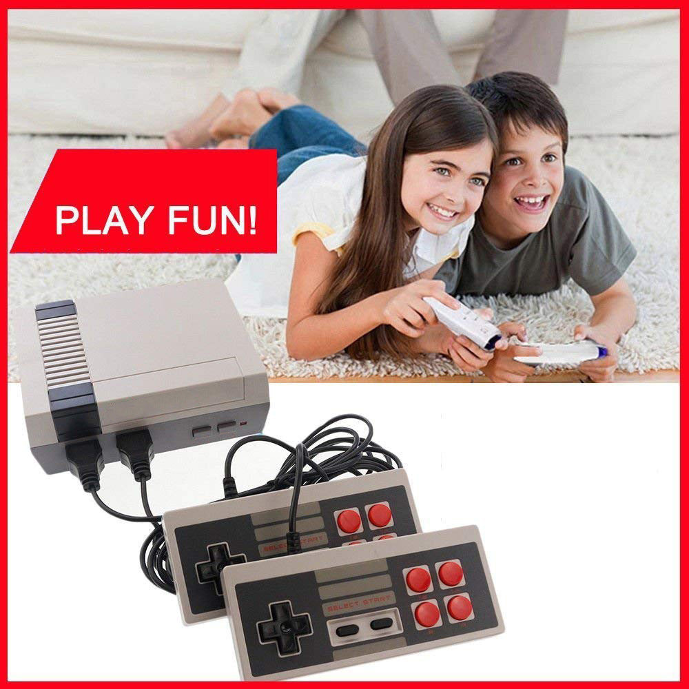 The nostalgic NES620 handheld game console is a classic and nostalgic two-player home FC red and white game console