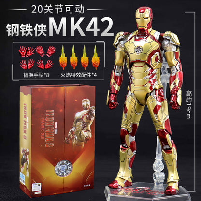 "Zhongdong Gangwolf Action Figure Deadpool and Gangwolf 3 figurine Model for boys' toys.