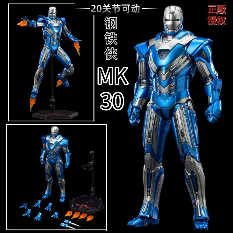 "Zhongdong Gangwolf Action Figure Deadpool and Gangwolf 3 figurine Model for boys' toys.