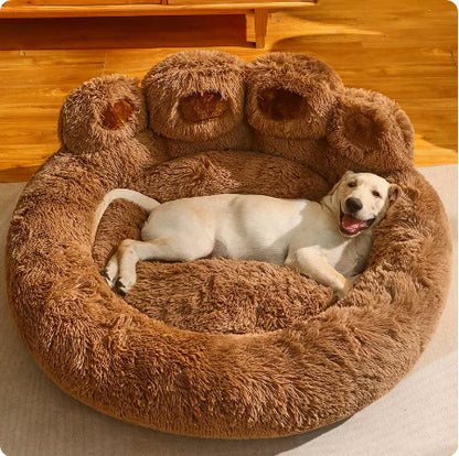 Bear Paw dog bed, pet thickened and warm dog bed, pet bed, pet bed