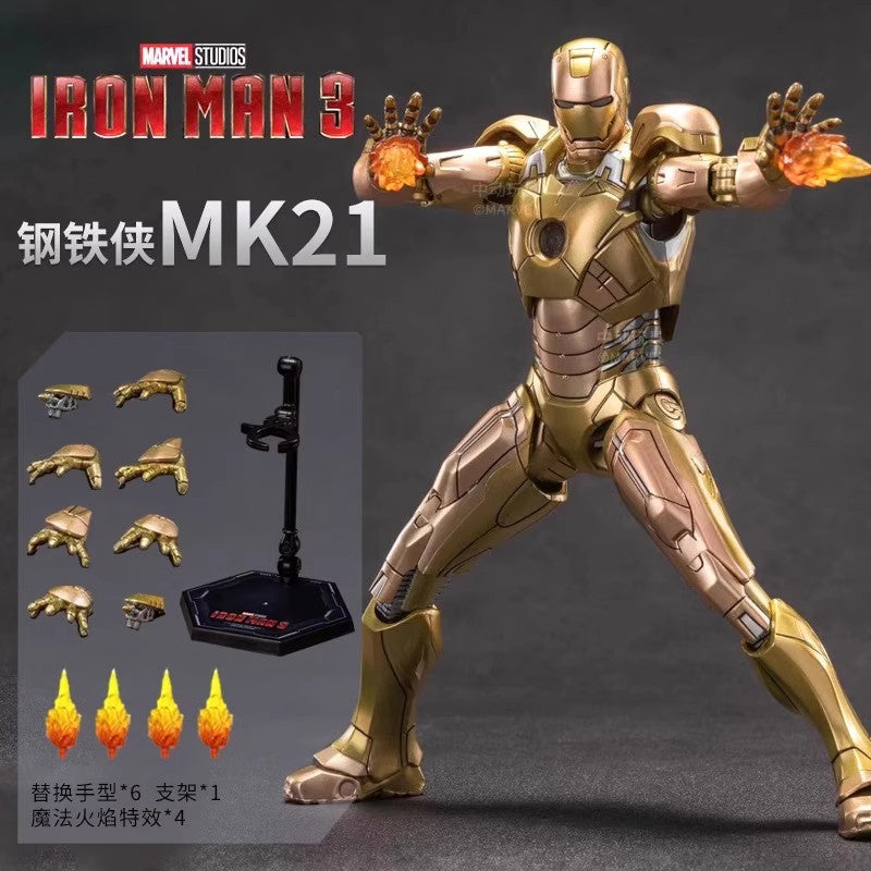 "Zhongdong Gangwolf Action Figure Deadpool and Gangwolf 3 figurine Model for boys' toys.