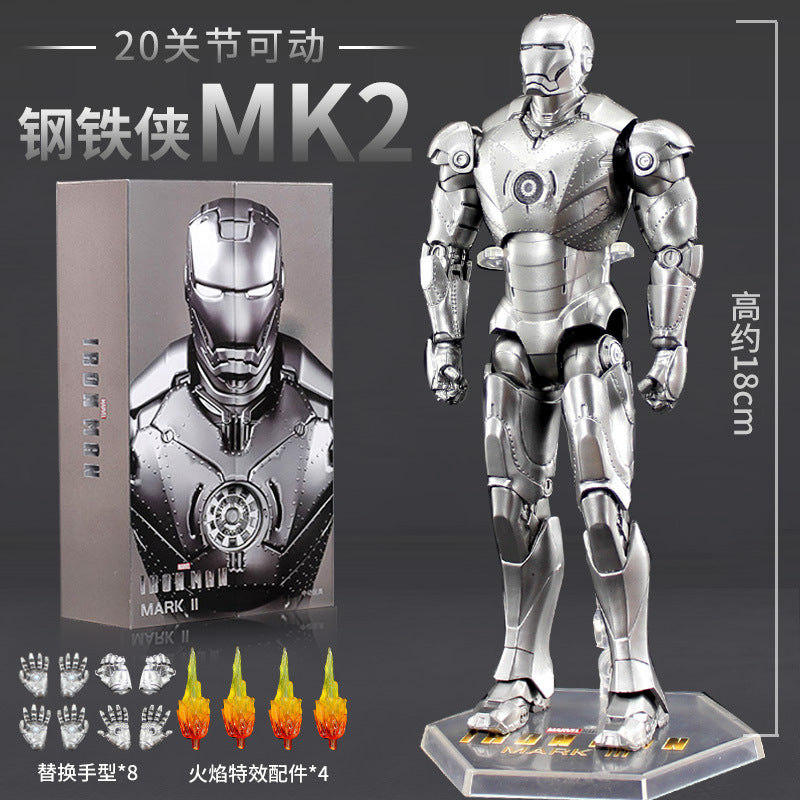 "Zhongdong Gangwolf Action Figure Deadpool and Gangwolf 3 figurine Model for boys' toys.