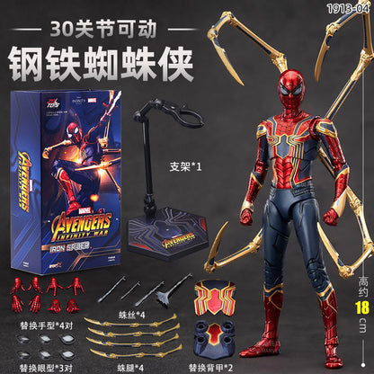 "Zhongdong Gangwolf Action Figure Deadpool and Gangwolf 3 figurine Model for boys' toys.